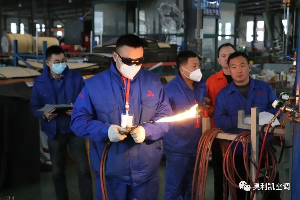 助力员工成长丨奥利凯举办焊接作业技能竞赛
