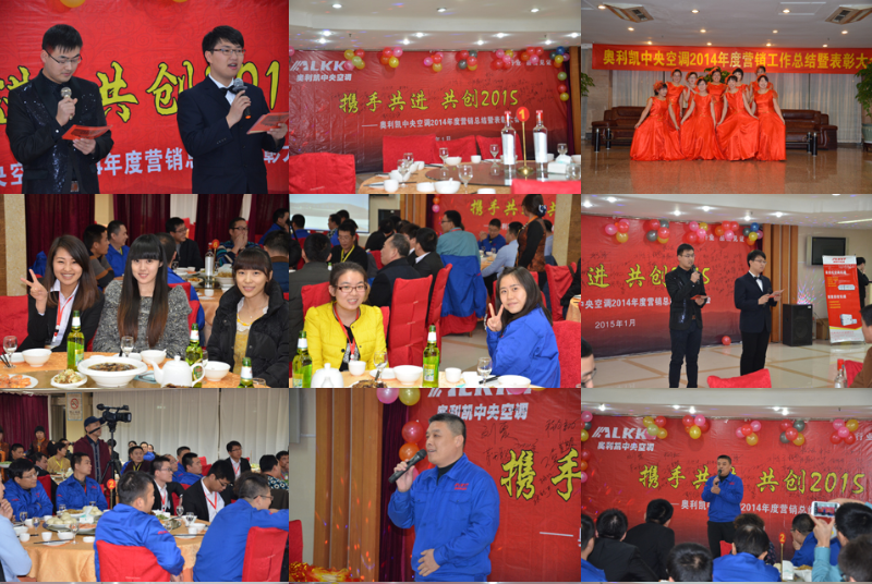 携手共进 共创2015 晚会现场